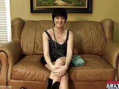 KiloVideos presents: Amateur cutie playing with her pussy