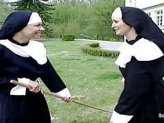 KiloVideos presents: German nun get her first fuck from repairman in kloster
