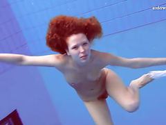 KiloVideos presents: Matrosova hot ginger pussy in the pool