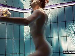 KiloVideos presents: Hot big titted teen lera swimming in the pool