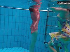 KiloVideos presents: Bubarek and birtakik enjoy eachother in the pool