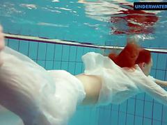 KiloVideos presents: Redhead diana hot and horny in a white dress
