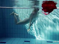 KiloVideos presents: Hot blonde lucie french teen in the pool