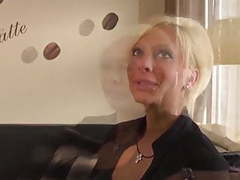 KiloVideos presents: Sexy blonde milf first porn