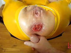 KiloVideos presents: Anal fisting and fucking with cock and balls makes me squirt