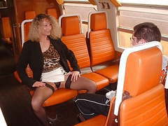KiloVideos presents: Virgin boy and nasty mom in train