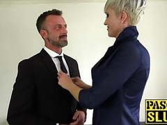 KiloVideos presents: Submissive british cougar endures very rough sex session