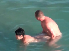 KiloVideos presents: Curvy couple has hardcore sex in the ocean