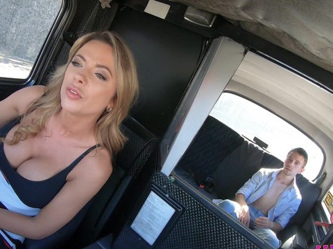 KiloVideos presents: Lucky passenger fucks wet pussy of horny taxi driver shalina devine