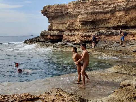 KiloVideos presents: Divers watching us fuck at the beach give us some help
