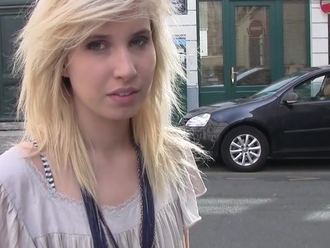KiloVideos presents: Shy 18 years old blonde girl first porn casting
