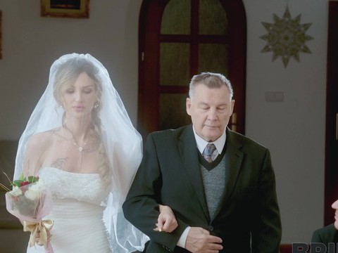 KiloVideos presents: Newly wedded bride olivia sparkle gives head and gets fucked