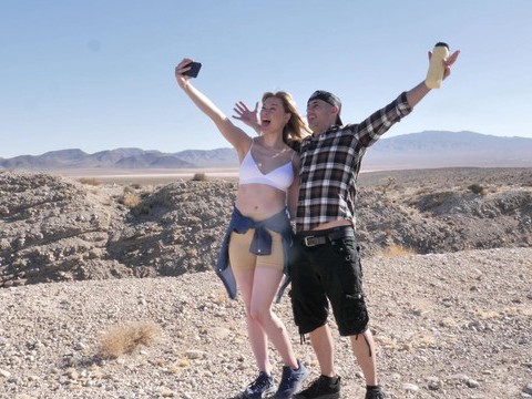 KiloVideos presents: Amber moore enjoys while giving her lover a good blowjob