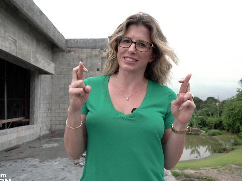 KiloVideos presents: Outdoors construction video with provocative model cory chase