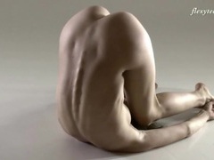 KiloVideos presents: Stunningly fit teen bends her body in sexy ways