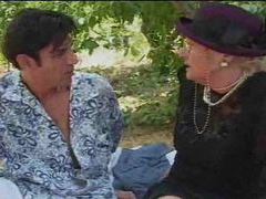 KiloVideos presents: Boning granny in her hot bald cunt