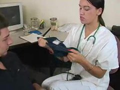 KiloVideos presents: Handjob doctor gives him a good time