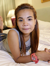 KiloVideos presents: Adorable Thai teen with perfect tits and ass gets drilled by white traveler