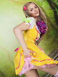 KiloVideos presents: This perfect cutie has taken all her clothes off to embrace her perfectly shaped body in a truly engaging way.