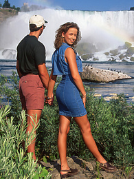 KiloVideos presents: Pam Lee Enjoys the Sights and a Gangbang at Niagara Falls